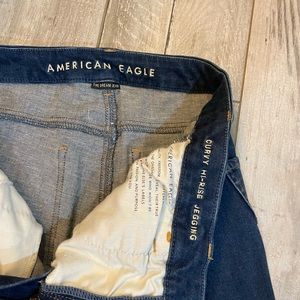 Extra long jeggings jeans distressed barely worn!